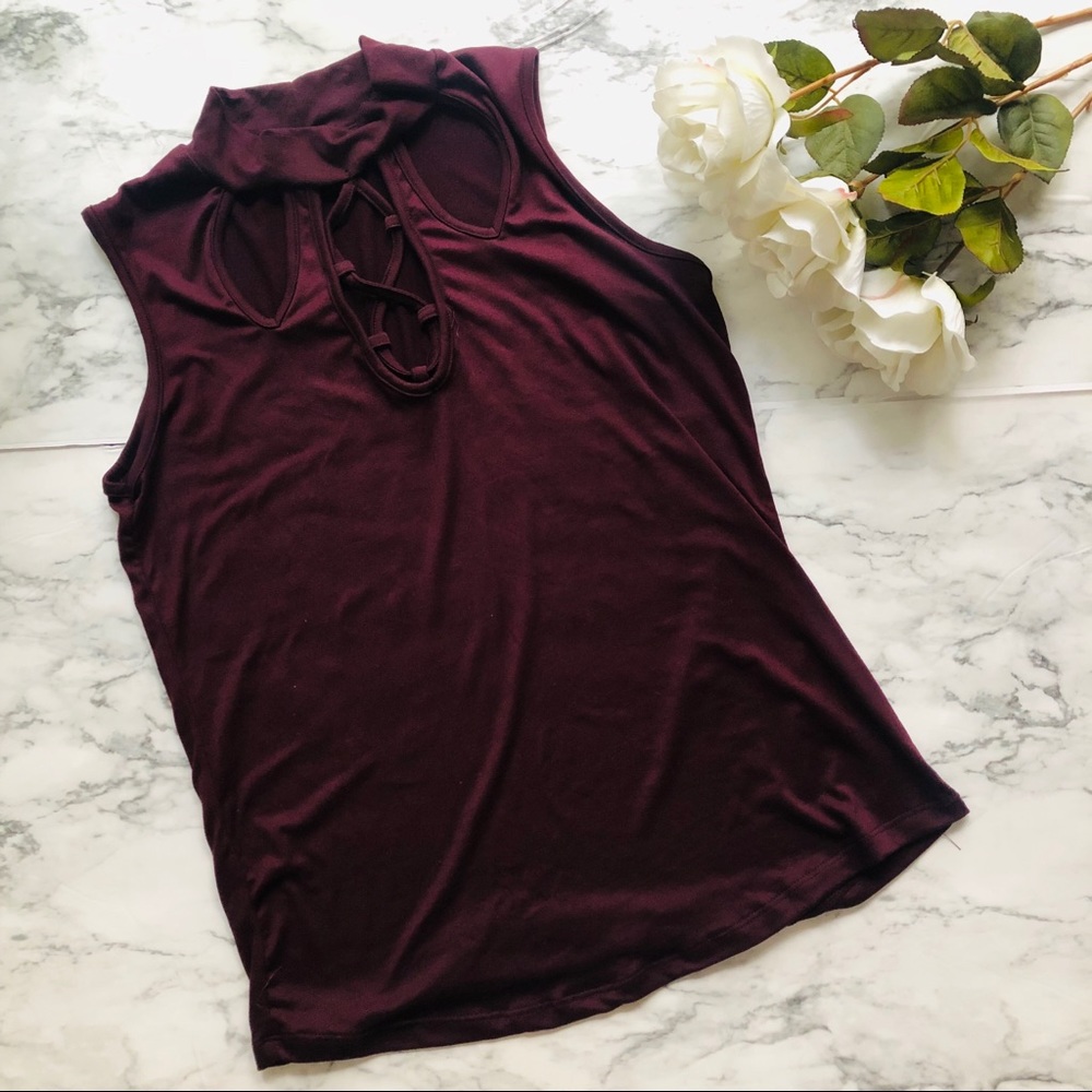 Plum Sleeveless Tank